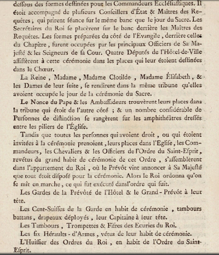 13 juin 1775: Cérémonie de l'Ordre du Saint-Esprit Captu191