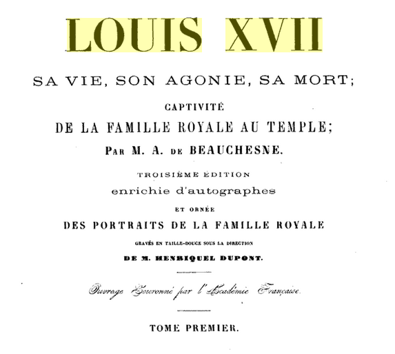 Louis XVII, sa vie, son agonie, sa mort Captur11