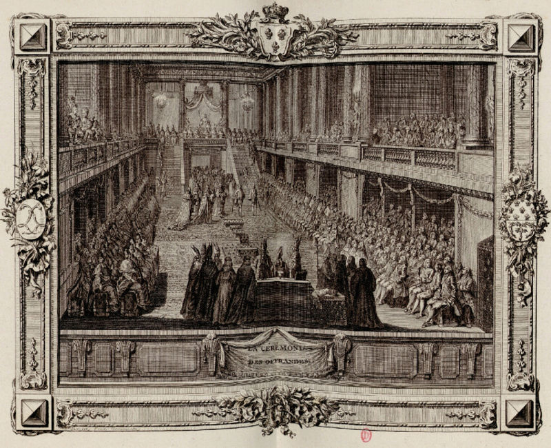 11 juin 1775: Sacre de Louis XVI en la cathédrale de Reims (Le Roi conduit au Trône) Captur33