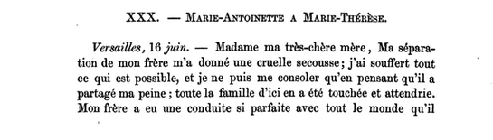 16 juin 1777: Marie-Antoinette à Marie-Thérèse Captur77