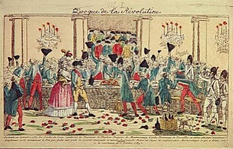 1er octobre 1789: Le banquet des gardes du corps