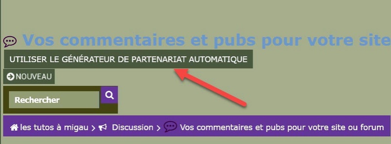utiliser le générateur de partenariat automatique Part11