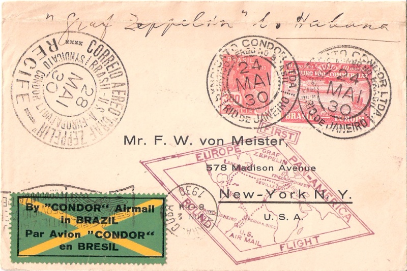 nach - Südamerikafahrt 1930, Post nach Lakehurst - Seite 3 Scanne56