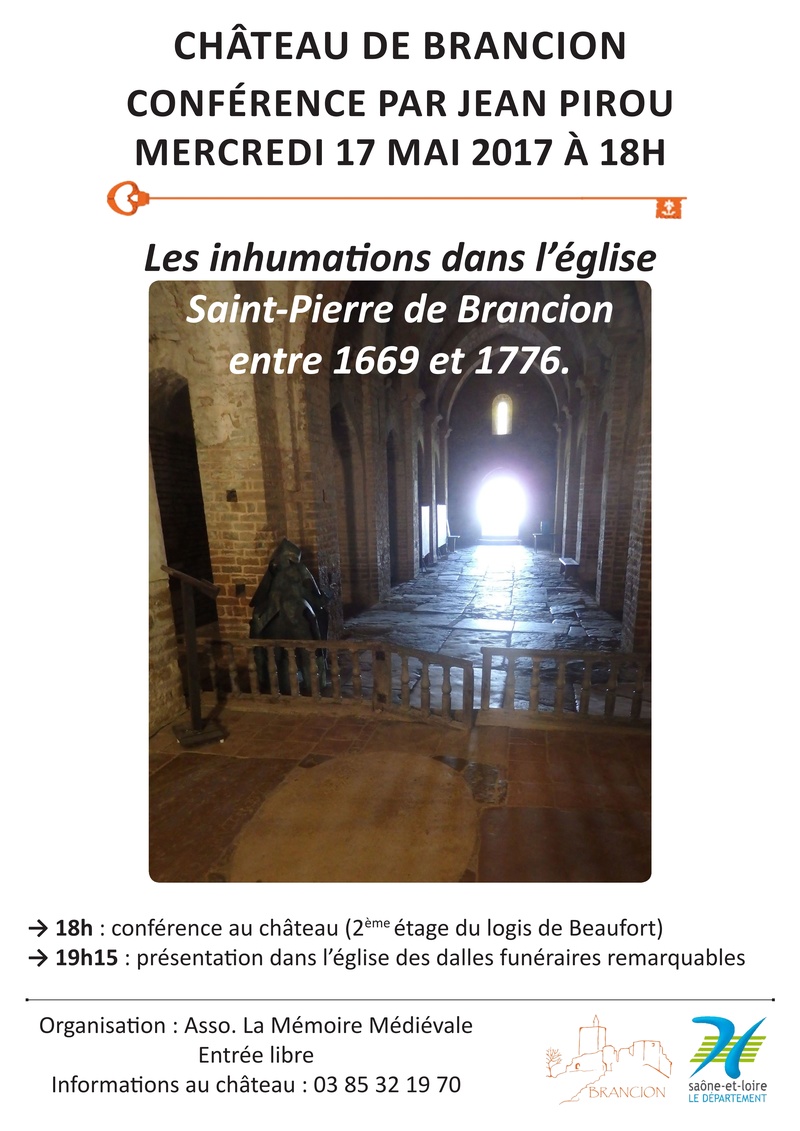Brancion : les inhumations dans l'église Saint-Pierre... 155