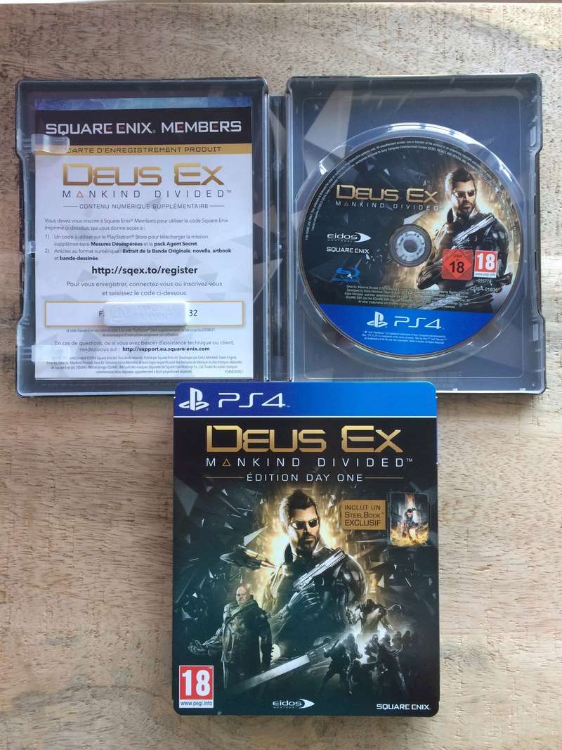 Jeux PS4 - DEUS EX MANKIND DIVIDED / DISHONORED 2 Img_2425