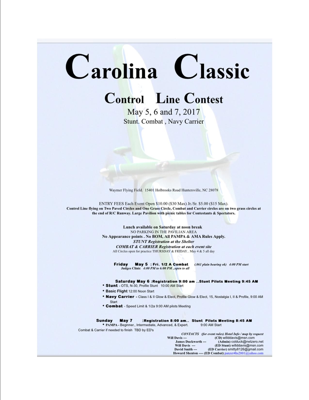 Come one, come all! The Carolina Classic - You won't regret it! Caroli11