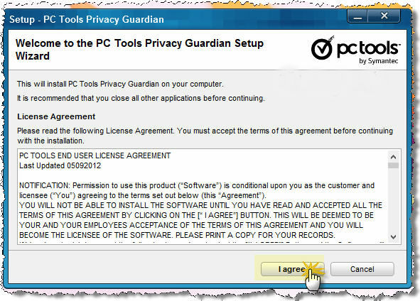 برنامج PC Tools™ Privacy Guardian في تحسين اداء الجهاز 1310