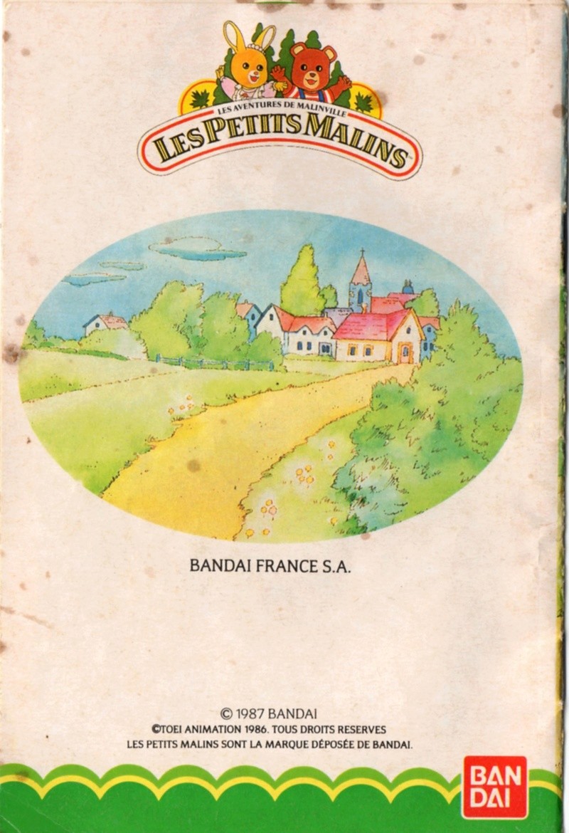 Catalogue Bandai Petit malin 1987 Petits18