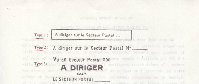 Comment les BCM connaissaient le secteur postal réel des militaires 1001410