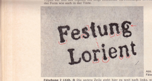 Lettre avec censure " Festung Lorient pour Landeleau. 2000110