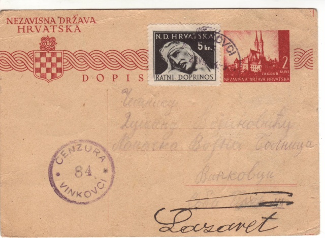 Echantillon de censures Croates. 2f000910
