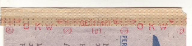 Echantillon de censures Croates. 6x10