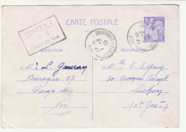 Tarif des cartes postales pendant la Deuxième Guerre mondiale _1000015