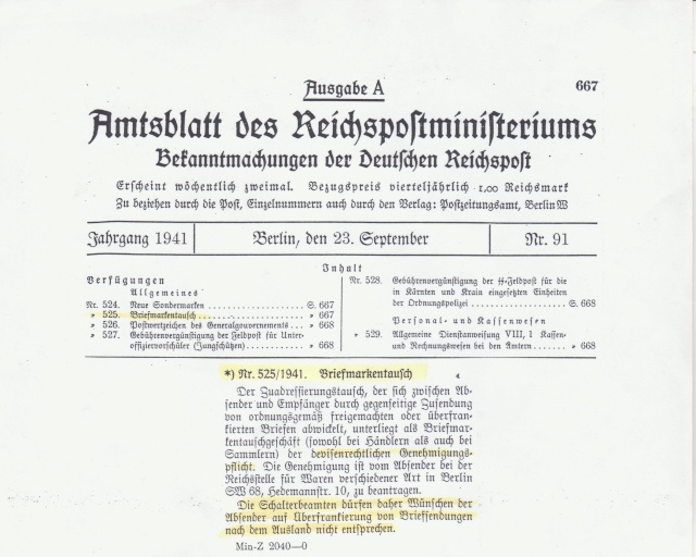 Bohème & Moravie - Lettre non conforme aux décrets des communications- Concernant le suraffranchissement. _1000511