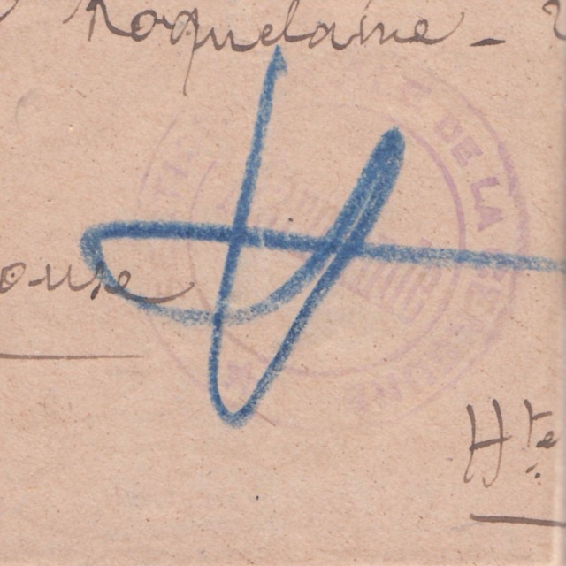 Cachet "Section Locale de la Censure / Marmande" sur lettre de mai 1943. _1001111