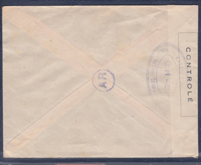 Une des premières lettres envoyée après l'occupation de la Corse _4001212