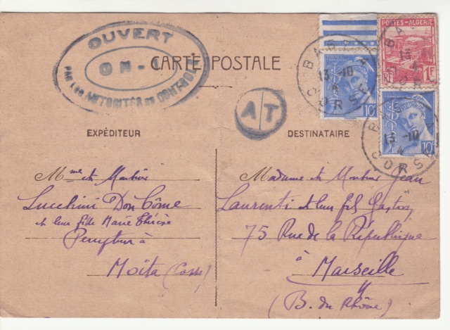 Tarif des cartes postales pendant la Deuxième Guerre mondiale _7000310