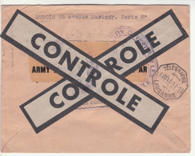 Le contrôle des informations - Censure de la Presse et dela publication (1945 AZ130) _d000210