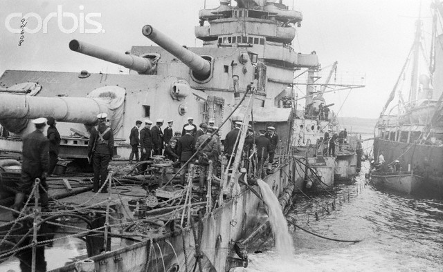 21 JUIN 1919 le sabordage de la flotte allemande, Scapa Flow Baden_10