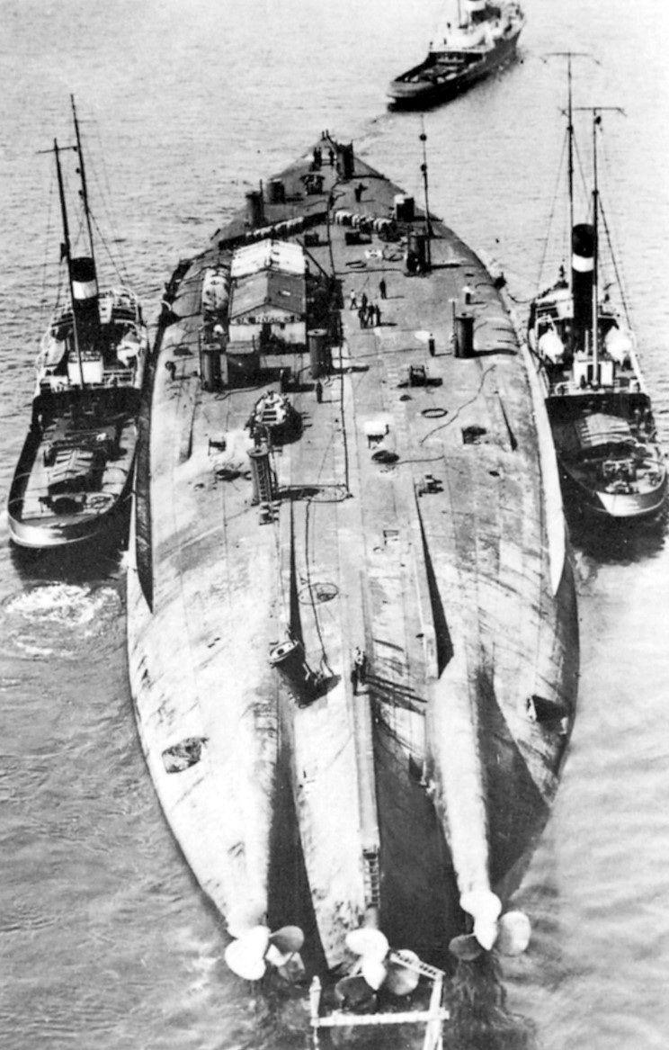 21 JUIN 1919 le sabordage de la flotte allemande, Scapa Flow Bayern11