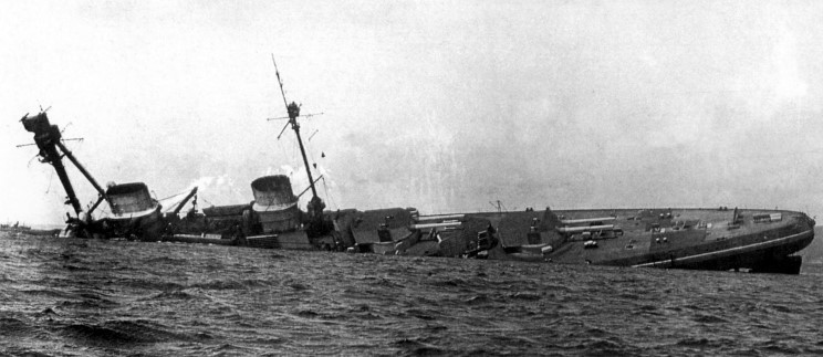 21 JUIN 1919 le sabordage de la flotte allemande, Scapa Flow Derffl10