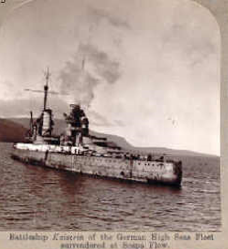 21 JUIN 1919 le sabordage de la flotte allemande, Scapa Flow Kaiser10