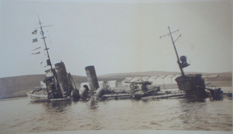 21 JUIN 1919 le sabordage de la flotte allemande, Scapa Flow S_191912