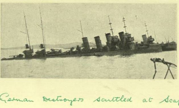 21 JUIN 1919 le sabordage de la flotte allemande, Scapa Flow S_191913