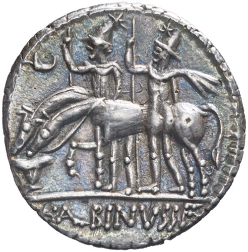 Didrachme républicain Dioscu11