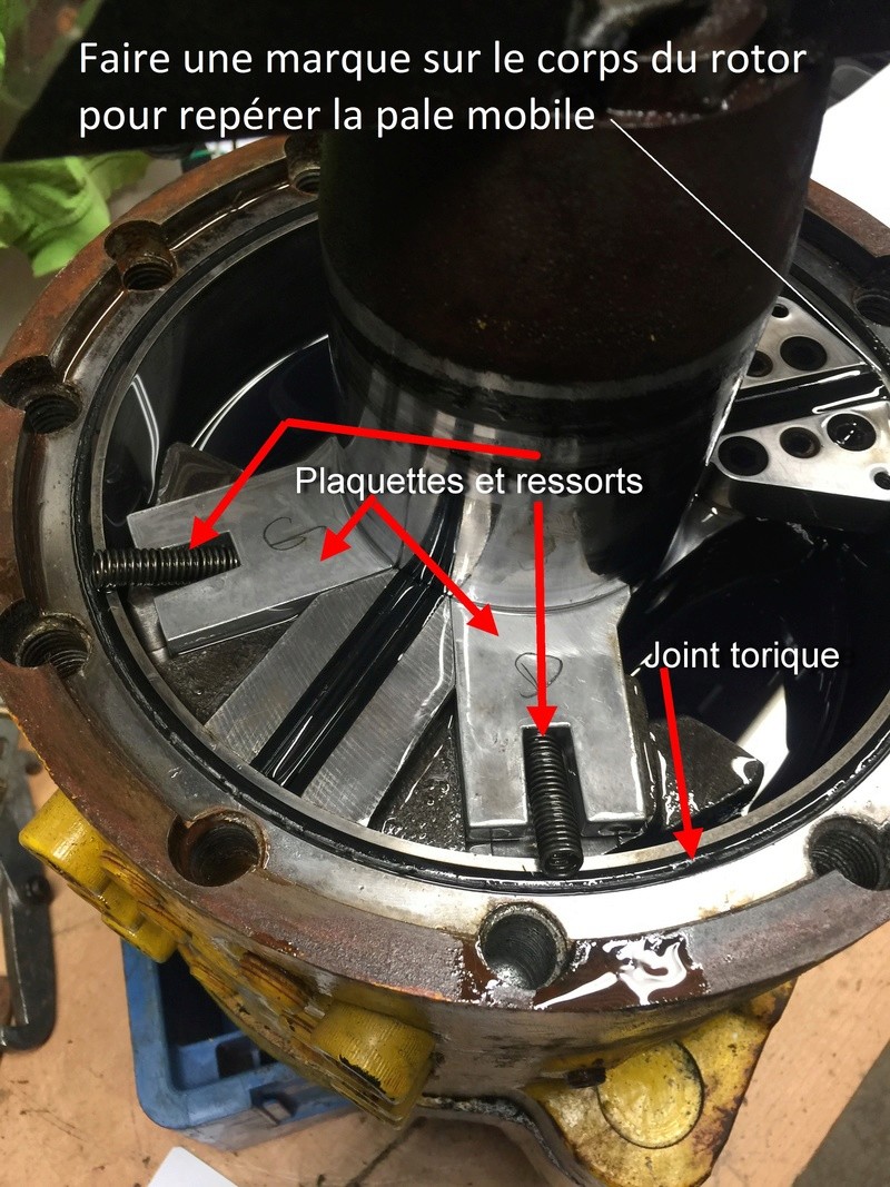 Remplacement des joints rotor MF50R 0812