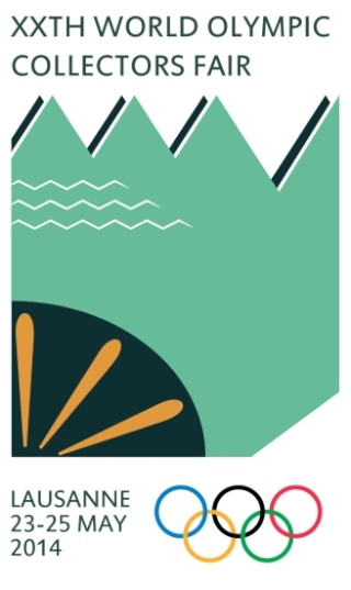 20e Foire Mondiale des Collectionneurs Olympiques - Lausanne 2014 Logo_f10