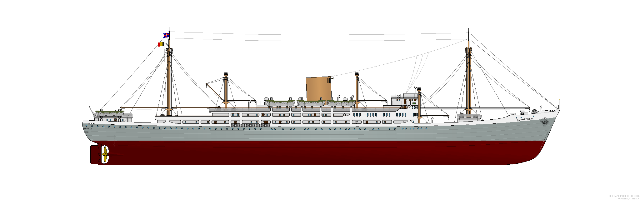 Belgian Shipping - CMB: Classe 'Elisabethville' 1948 Mv_eli12