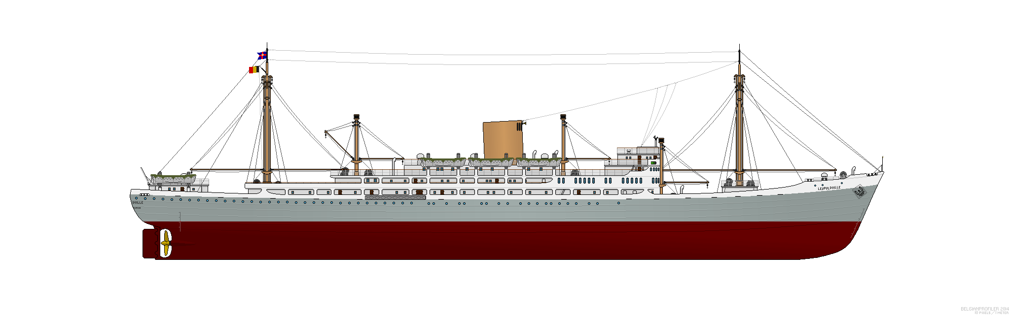 Belgian Shipping - CMB: Classe 'Elisabethville' 1948 Mv_leo12