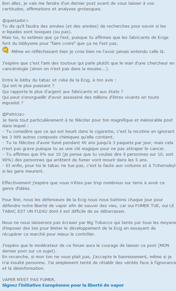 Que dire ... c'est affligeant. - Page 2 Post210