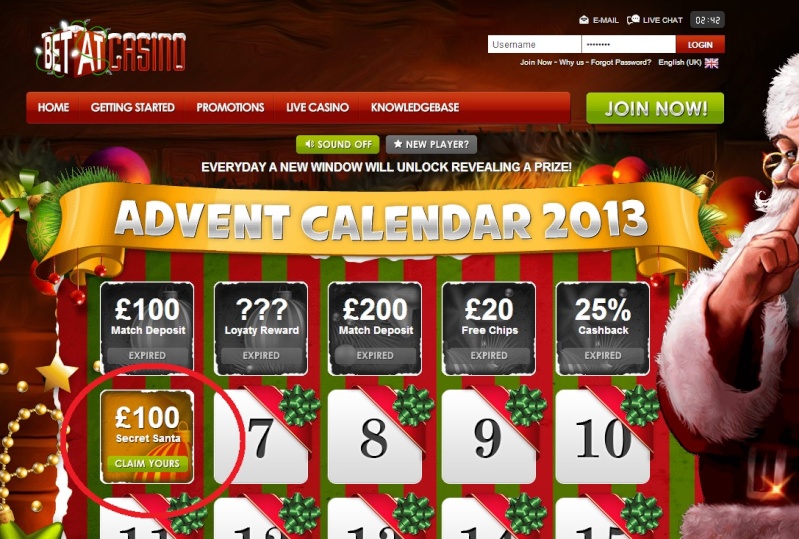 BetAt Casino Christmas Calendar - 6th December 2013 Betat_16