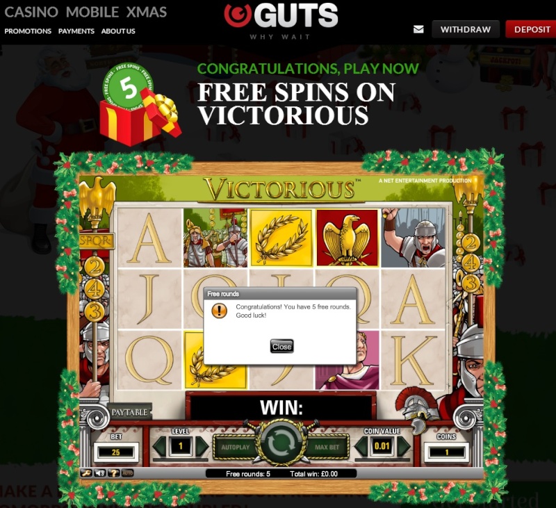 Guts Casino Christmas Calendar - 12th December 2013 Guts_c20