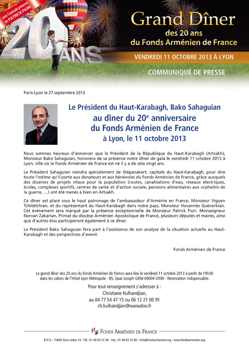 20ème Anniversaire du Fonds Arménien de France 11/10/2013 20_ans12