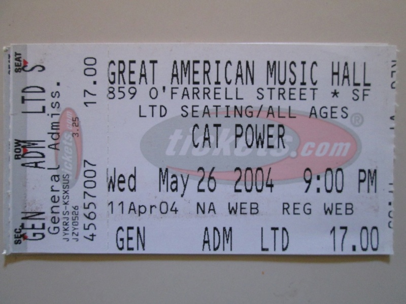 5/26/04 - San Francisco, CA, Great American Music Hall 5-26-010