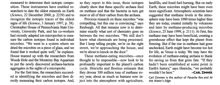 'Inconceivable' Bugs Eat Methane on the Ocean Floor Archea11