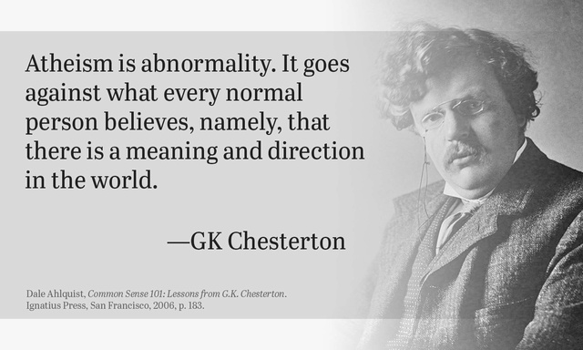 The practical impossibility of atheism Atheis10