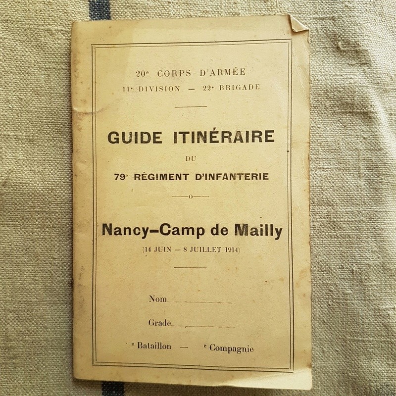 guide d'itinéraire du 79° d'infanterie 20170528