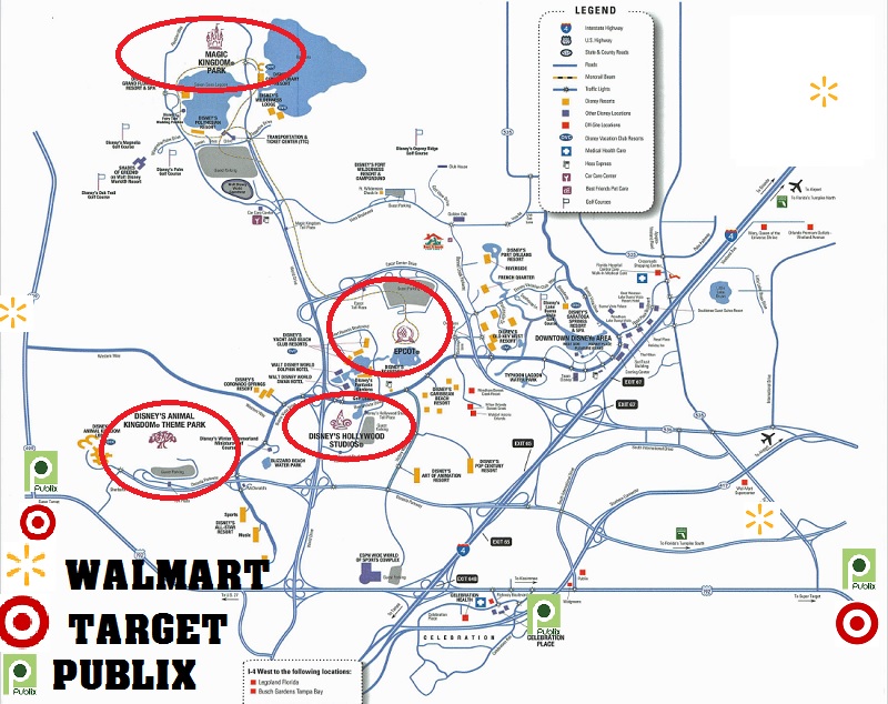 Les supermarchés à Orlando, près de WDW Superm10