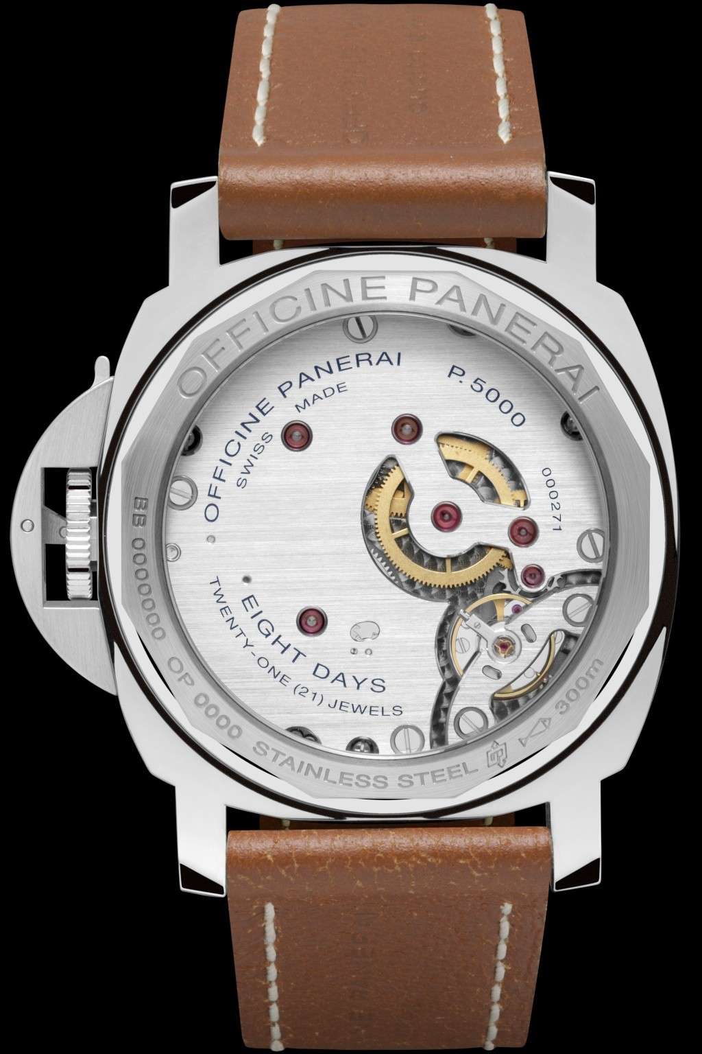 Communiqué de Presse : LUMINOR MARINA 8 JOURS - ACIER - 44mm - PAM00563 Pam56312