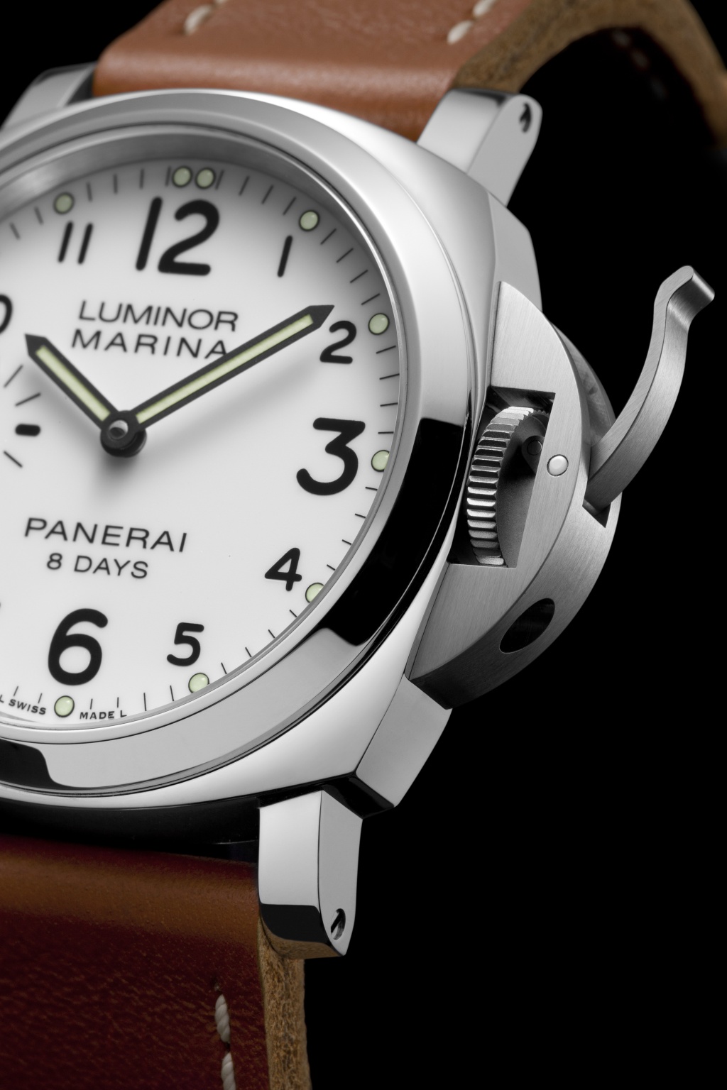 Communiqué de Presse : LUMINOR MARINA 8 JOURS - ACIER - 44mm - PAM00563 Pam56314