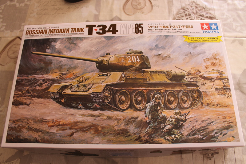 T34/85 Tamiya 1/25 canon métallique Aber  Img_5428