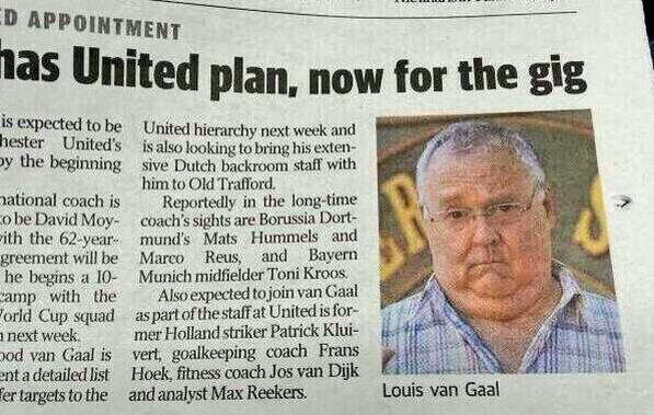 United's new manager is..... Harold10