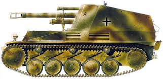 10,5cm Ie.FH.18/2 Fahrgestell auf Geschützwagen Panzer II  We210