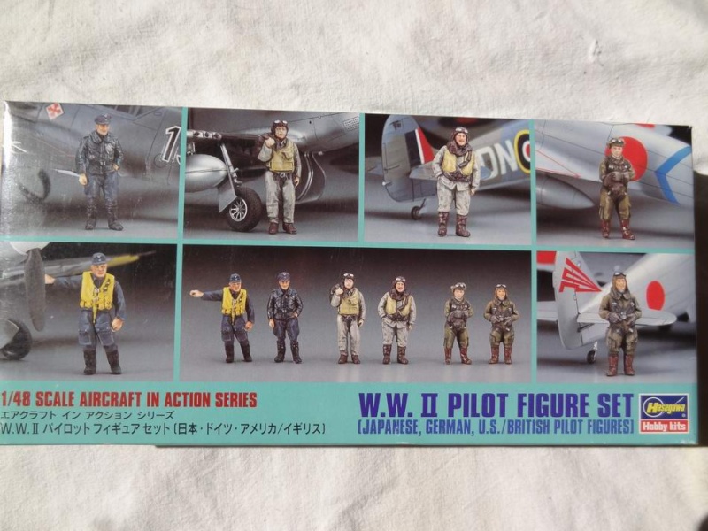 [Hasegawa] W.W.II Pilot Figure Set Pilote33
