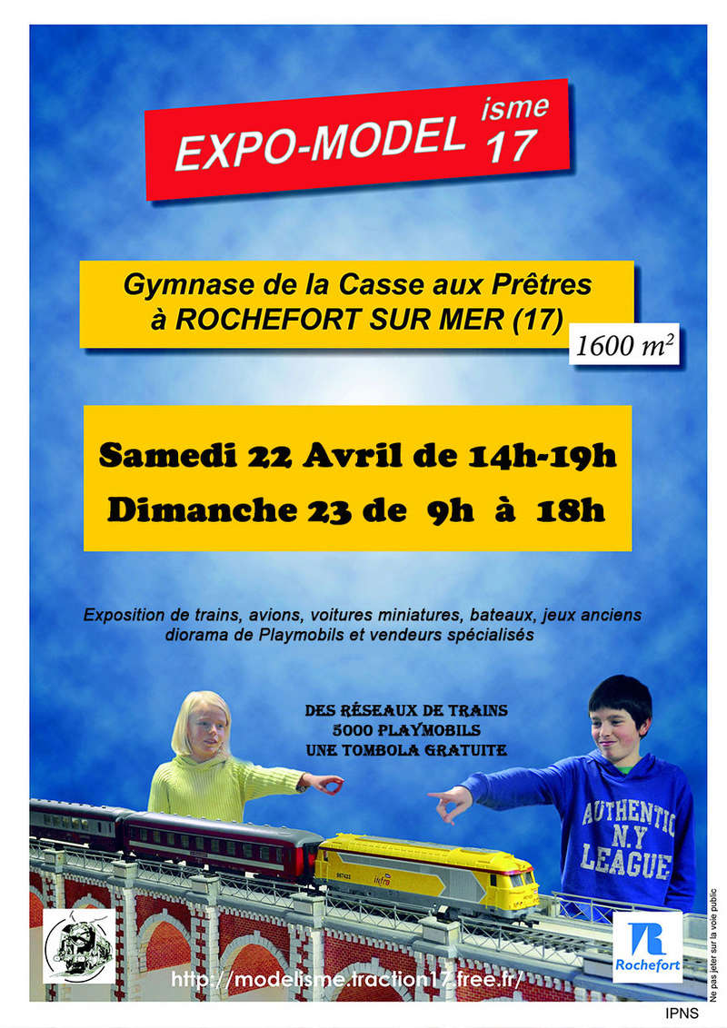 EXPO MODEL 22 et 23 avril 2017 Rochefort ( 17 ) Affich10