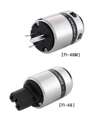 Furutech FI-48(R) IEC / FI-48M(R)AC power Connector(New) 01101910